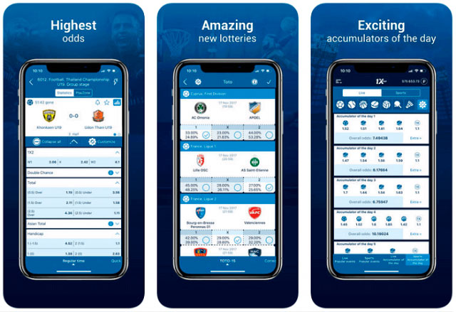 download 1xbet app for iphone